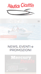 Mobile Screenshot of nauticacicuttin.com